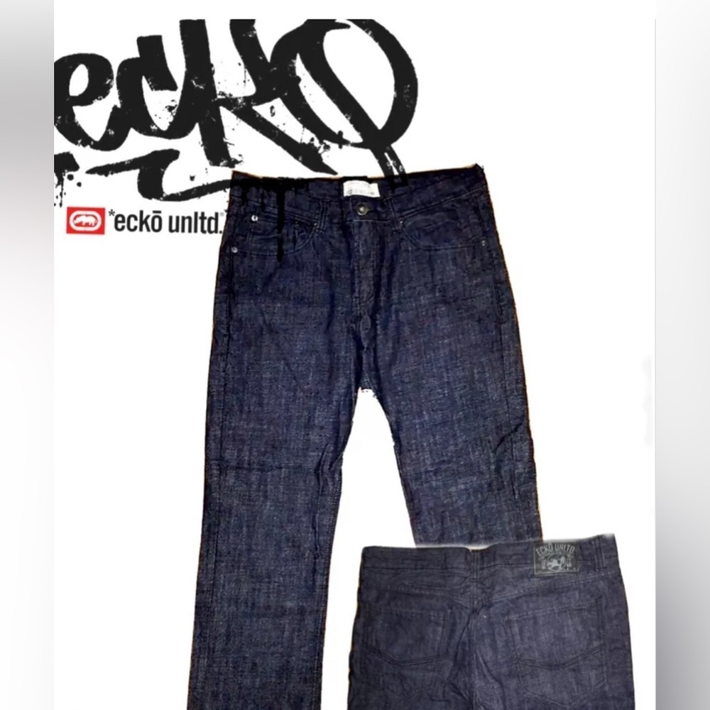 ECKO UNLTD 714 Straight Fit Dark Wash 32 Jeans - Picture 1 of 10